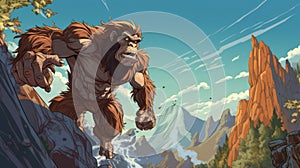 Bigfoot Wall Art: Stunning 2d Game Art Inspired By Oleg Shuplyak photo