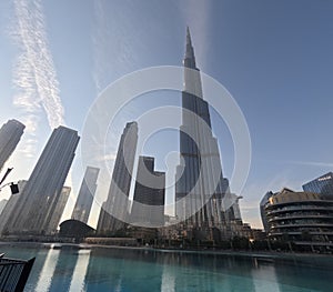 The biggest building in the world is the Burj Kalifa