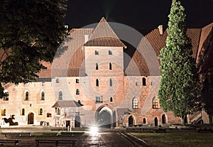 Biggest castle in Europe. Malbork in Poland.