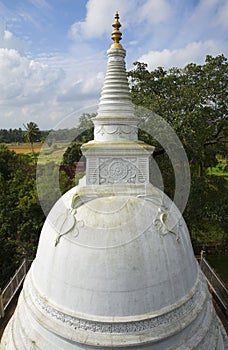 Biggest Dagoba in the Palace Isurumuniya. Anuradhapura, Sri Lanka