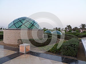 The biggest mosque of the world. Abu Dhabi. United Arab Emirates.