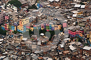 Biggest Slum in South America, Rocinha, Rio de Janeiro, Brazil