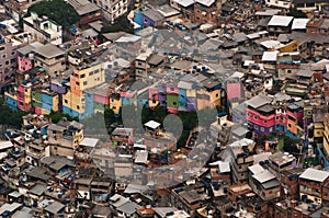 Biggest Slum in South America, Rocinha, Rio de Janeiro, Brazil photo