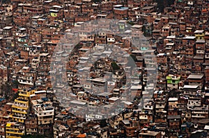 Biggest Slum in South America, Rocinha, Rio de Janeiro, Brazil photo