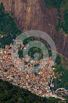 Biggest Slum in South America, Rocinha, Rio de Janeiro, Brazil photo