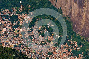 Biggest Slum in South America, Rocinha, Rio de Janeiro, Brazil photo