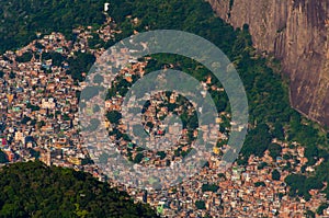 Biggest Slum in South America, Rocinha, Rio de Janeiro, Brazil photo