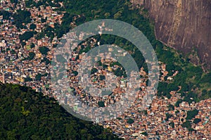 Biggest Slum in South America, Rocinha, Rio de Janeiro, Brazil photo