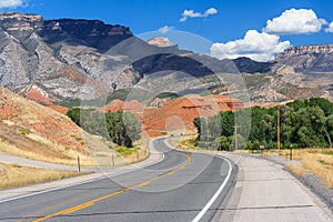 Bighorn National Forest in Wyoming USA