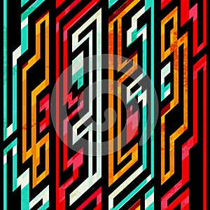 Bight tribal seamless pattern photo