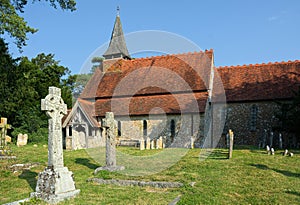 The Church of The Holy Cross, Bignor, Sussex, UK