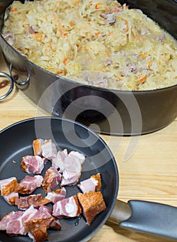 Bigos traditional Polish dish.