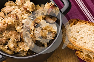 Bigos - traditional polish sauerkraut