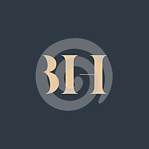 BIH abstract letter logo