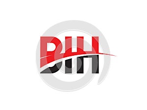 BIH Letter Initial Logo Design Vector Illustration