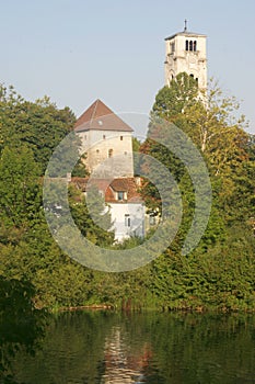 Bihac and Una river photo