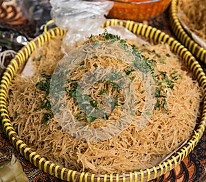 Bihun goreng in traditional street food