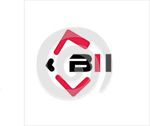 BII creative minimalist letter logo. BII unique vector initials alphabet letter logo design