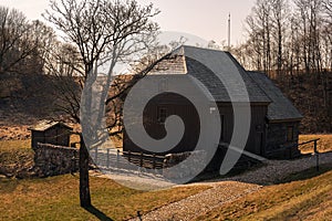 Bijotai, Lithuania: water mill in Dionisas Poska Manner