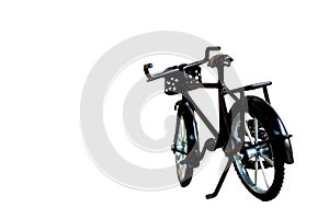 Bike black toy for decorate in Home