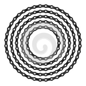 Bike chain circle