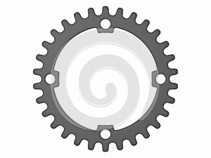 Bike chainring front