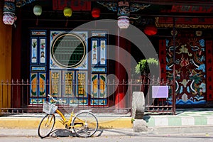 Bike Chinese Quan Cong temple, Hoi An, Vietnam