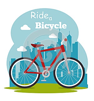 Bike and cyclism graphic design