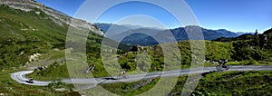 Bike Downhill, Alp Nagens, Graubunden, Switzerland photo