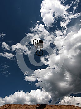 Bike in Flight