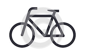 Bike icon bicycle vector symbol