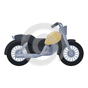 Bike icon cartoon vector. Biker road