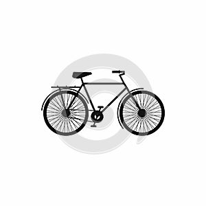 Bike icon in simple style