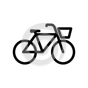 Bike icon vector design template basic RGB