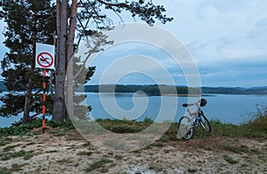 Bike on the lake