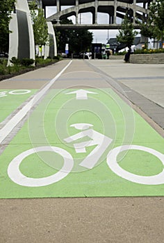 Bike Lane in Nashville