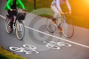 Bike lane photo