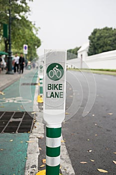 Bike Lane Sign.