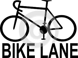 Bike lane signs photo