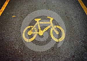 Bike lanes, Bicycle symbol