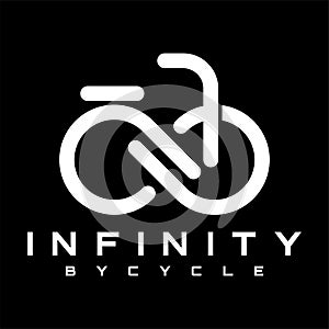 bike logo line design vector