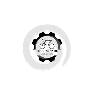 Bike logo template