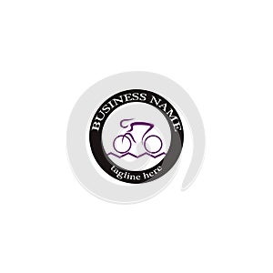 Bike logo template