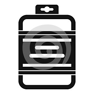 Bike pack tools icon, simple style