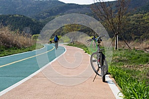 Bike in the park