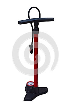 Bike Pump Isolated With PNG File Attached