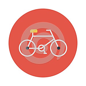 Bike reception vector flat icon
