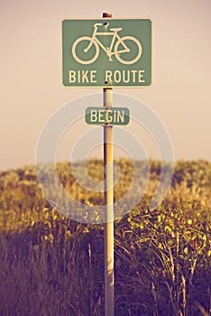 Bike Route Begin