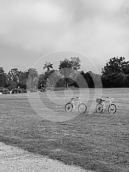 Bike at the Santa Barbara Mission