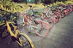 Bike sharing in china